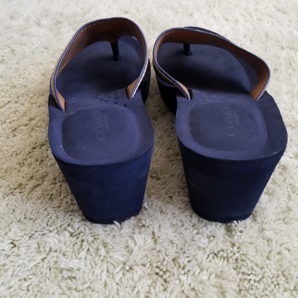🔴SOLD🔴 Coach Platform Wedge Sandals - Picture 7 of 8
